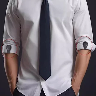 หยุนหยวน หนังหัวเข็มขัดแม่เหล็กบนแขนเสื้อและขากางเกงโดยไม่ต้องเย็บเหมป้องกันกางเกงจากการลากบนพื้นคลิปหัวเข็มขัดแม่เหล็กที่แข็งแกร่งเพื่อปิดกางเ