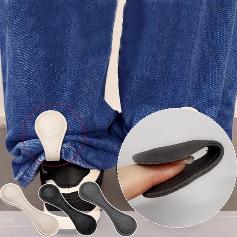 หยุนหยวน หนังหัวเข็มขัดแม่เหล็กบนแขนเสื้อและขากางเกงโดยไม่ต้องเย็บเหมป้องกันกางเกงจากการลากบนพื้นคลิปหัวเข็มขัดแม่เหล็กที่แข็งแกร่งเพื่อปิดกางเ - รูปที่ 2