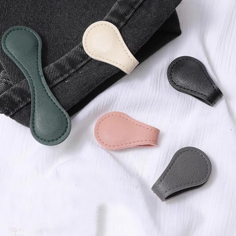 หยุนหยวน หนังหัวเข็มขัดแม่เหล็กบนแขนเสื้อและขากางเกงโดยไม่ต้องเย็บเหมป้องกันกางเกงจากการลากบนพื้นคลิปหัวเข็มขัดแม่เหล็กที่แข็งแกร่งเพื่อปิดกางเ - รูปที่ 6