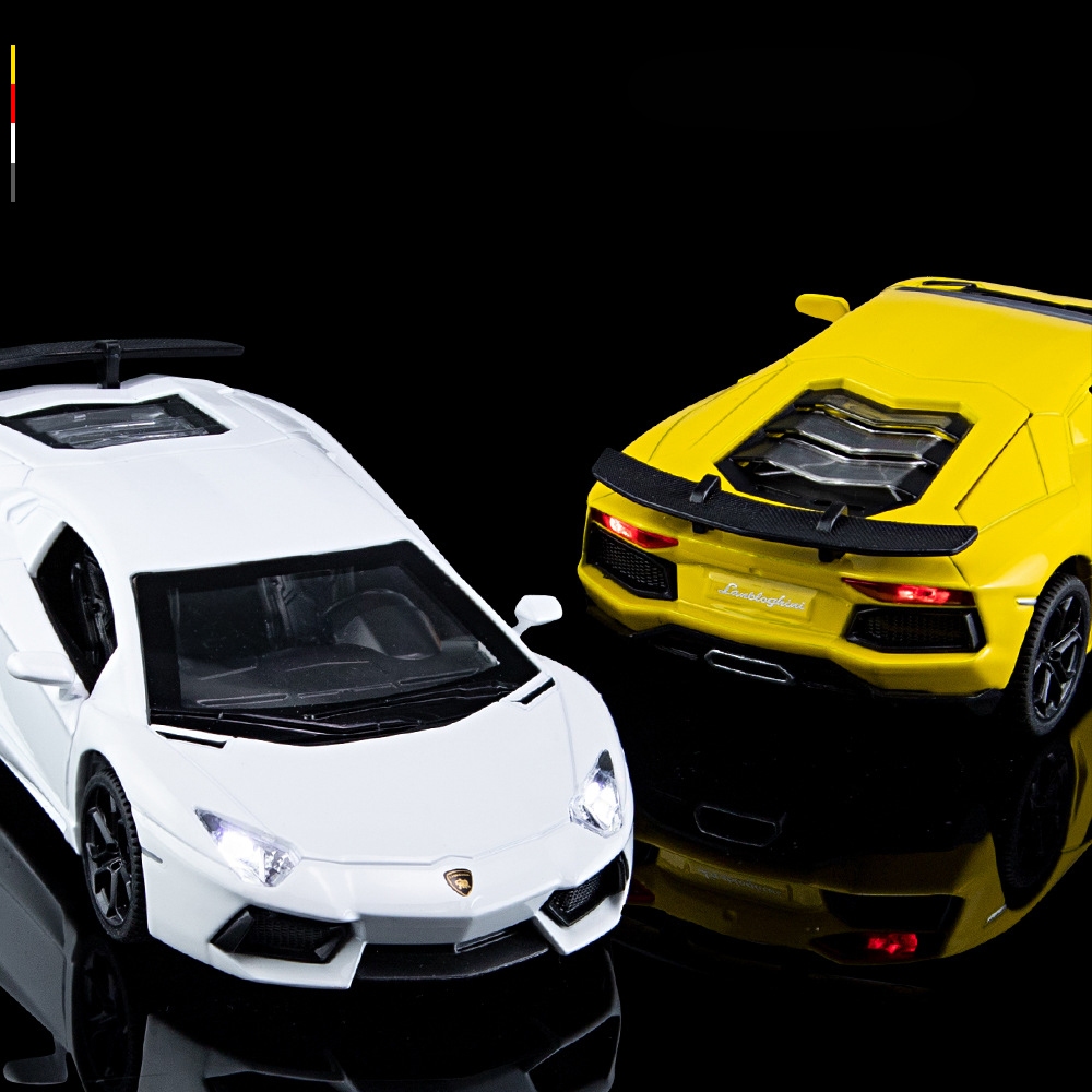 Klt 1:32 LP740 Supercar Diecast รุ่นรถโลหะผสมรถของเล่นคอลเลกชันของขวัญสําหรับเด็กเด็กผู้หญิง