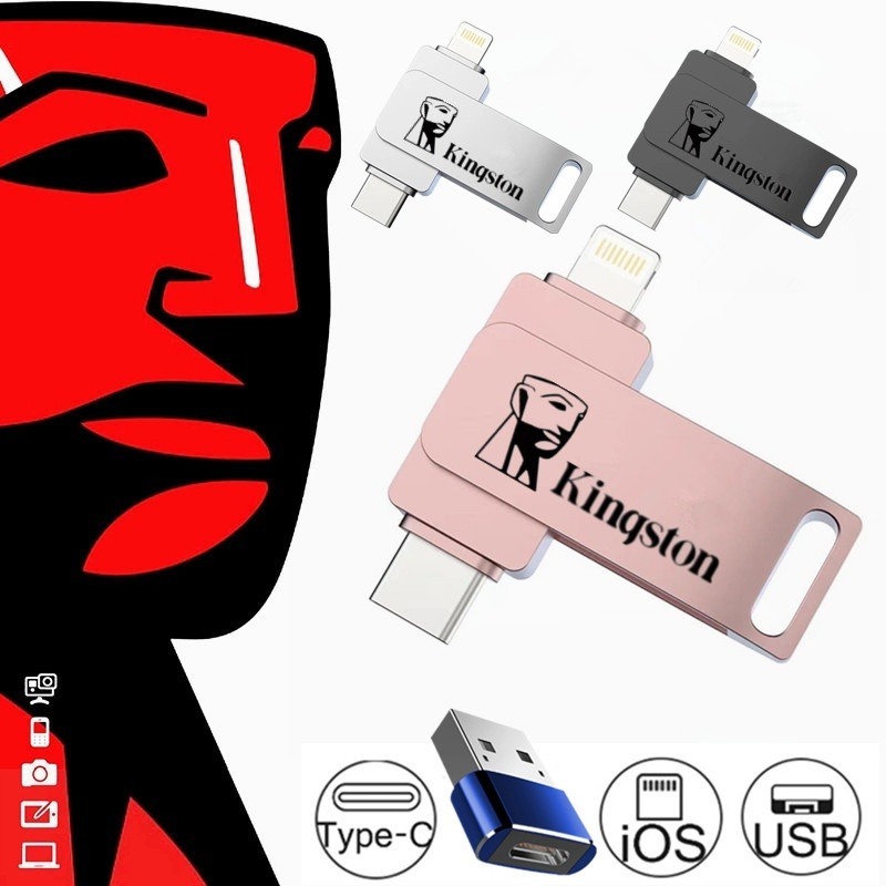 Kingston U-disk Type-C อะแดปเตอร์อินเทอร์เฟซ Ixpand แฟลชไดรฟ์ flip/Ixpand mini dual-drive OTG USB เข