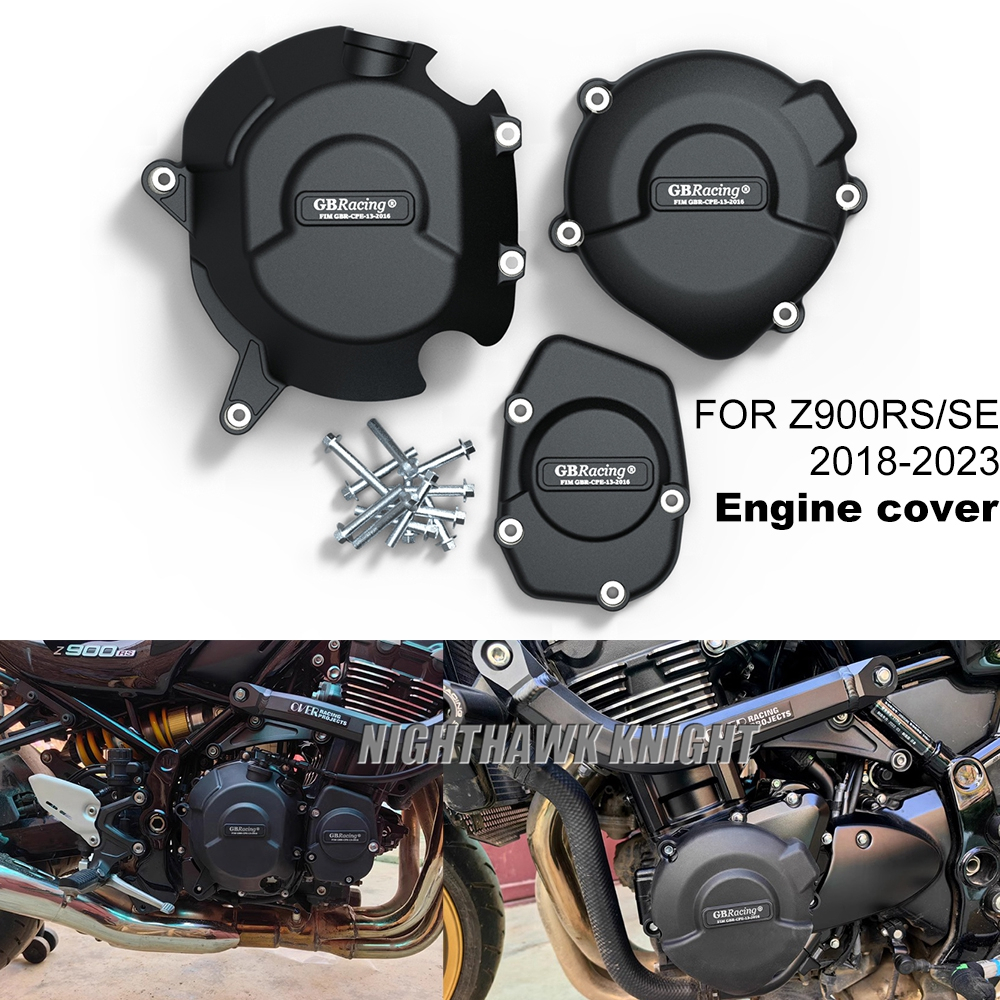 เหมาะสําหรับ KAWASAKI Z900RS 2018-23 Z900RS SE 2022-23 GBRacing ฝาครอบเครื่องยนต์เครื่องยนต์กันกระแทกป้องกันด้านข้าง