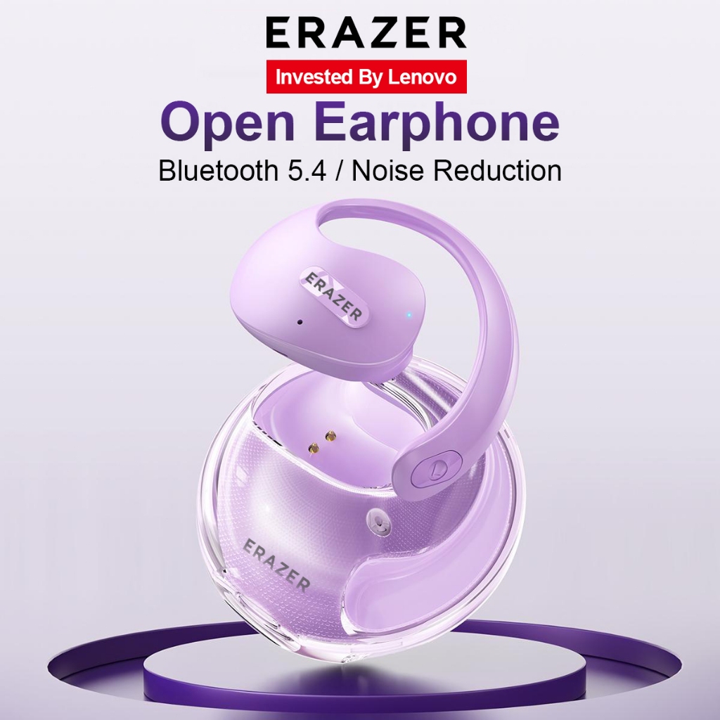Lenovo ERAZER X15 Pro หูฟังบลูทูธ Bluetooth 5.4 OWS หูฟังไร้สาย 3D Stereo Sound ENC Noise Reduction for IOS and
