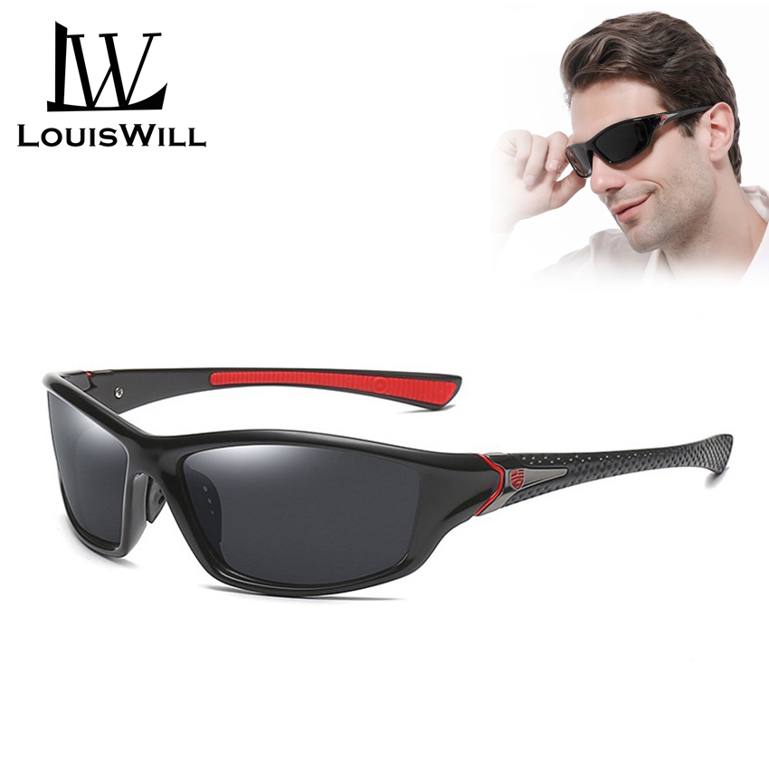 Louiswill แว่นตากันแดด เลนส์โพลาไรซ์ UV400 TAC กรอบเบาพิเศษ สําหรับผู้ชาย เหมาะกับการขับขี่ ตกปลา กิจกรรมกลางแจ้ง