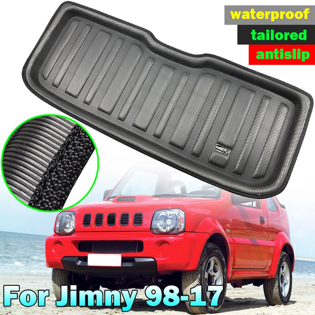Cargo Liner Mat Trunk ถาดสําหรับ Suzuki Jimny JB23 JB33 JB43 JB53 1998-2017 ด้านหลัง Trunk Boot ถาดพรมลื่น Custom Fit OEM