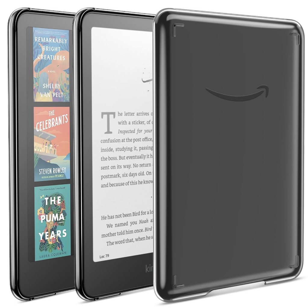 Moko Ultra Thin Transparent Hard PC Skin Bumper Back Cover Shell Case for All-New 7 "Caned Paperwhite (12th Gen-2024) และ Kindle Colorsoft Signature Edition 2024