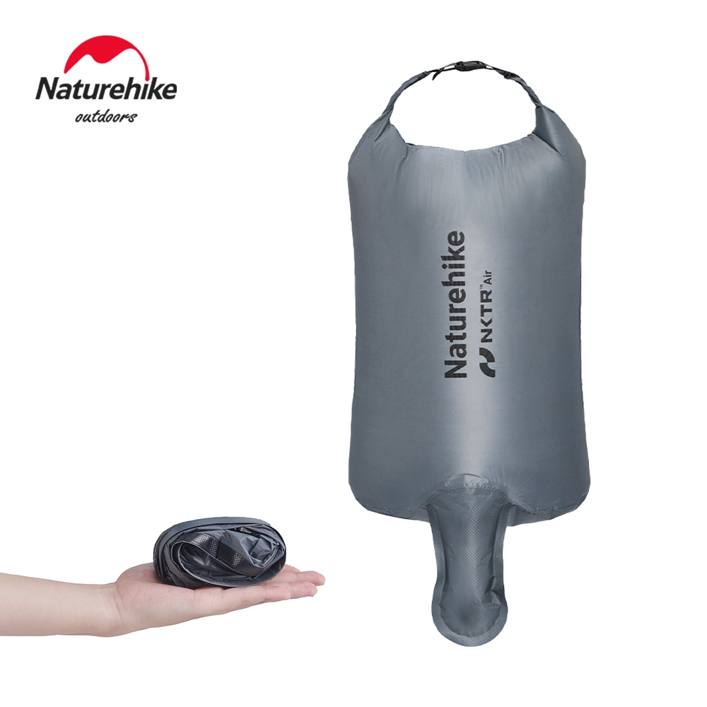 Naturehike Inflatable Bag Ultralight Fast Inflation สําหรับ Camping Mat พับแบบพกพากันน้ํากลางแจ้ง Camping Air Bag