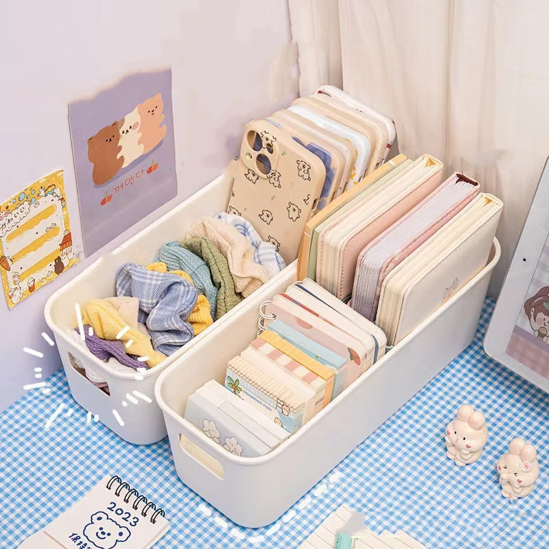 [newhopetree] 1/3 ชิ้น al กล่องเก็บเดสก์ท็อปอุปกรณ์อาบน้ําเครื่องสําอาง Sundries ที่เก็บพลาสติกกล่ององค์กรลิ้นชัก New Stock