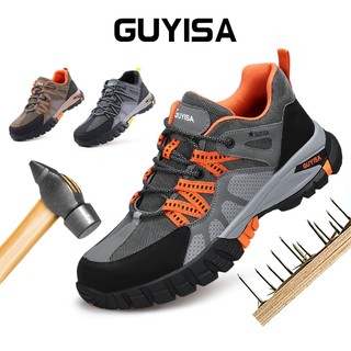 GUYISA safety shoes work shoes wear resistant anti slip available in multiple colors 1105 36-46