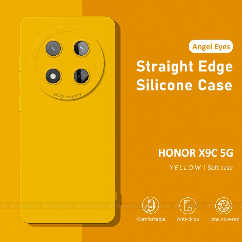 สําหรับ Honor X9c 5G Smart Casing Square Side Soft TPU Phone Case Cover – โปรปัง
