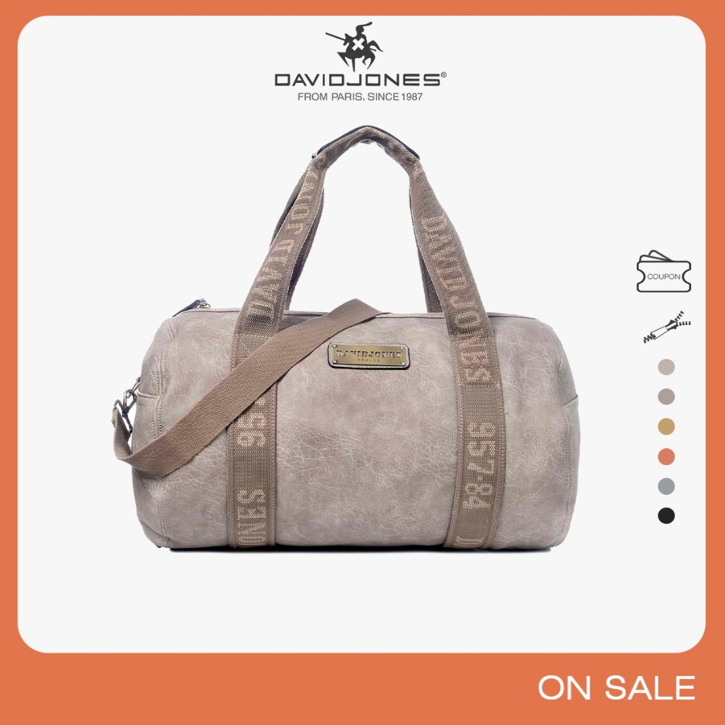 David Jones Paris กระเป๋าเดินทาง ทรงโท้ท สําหรับผู้ชาย และผู้หญิง