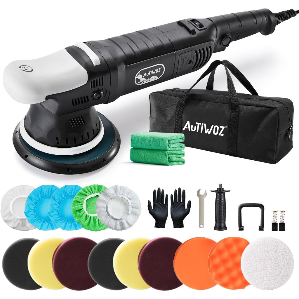 เครื่องขัดบัฟเฟอร์รถ, เครื่องขัดแบบ Dual Action ขนาด 6 นิ้วสําหรับรายละเอียดรถ, เครื่องขัดรถ Orbital สุ่มพร้อมความเร็ว 6 ระดับ, ชุดขัด DA สําหรับรายละเอียดรถ/ขัด/ขัด/แว็กซ์