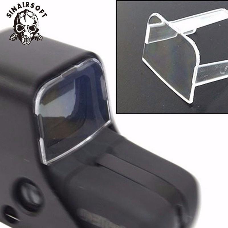 ยุทธวิธีของเล่นขอบเขตสีแดงสีเขียว Dot Sight เลนส์ป้องกัน Holosight ฝาครอบ 551 552