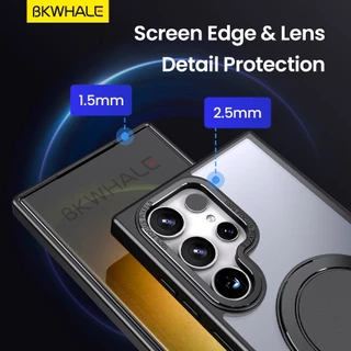 BKWHALE Magnetic Bracketเคสโทรศัพท์สําหรับSasmung Galaxy S26 S24 S25 Ultra S23 Ultar Plus S26Ultra S26+ S24 + S25+ S24+ S23+ S24FE S23FE S23FE S23FE S23