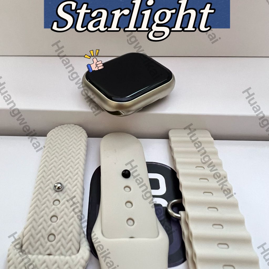 2025 hello S9 mini 38/40/41 มม.สมาร์ทวอทช์แบบเต็มหน้าจอฟรี 3 สาย 1.75 นิ้วสําหรับสมาร์ทวอทช์ชาร์จไร้สายของผู้หญิงและผู้ชาย BT call VS hello 3mini hk10