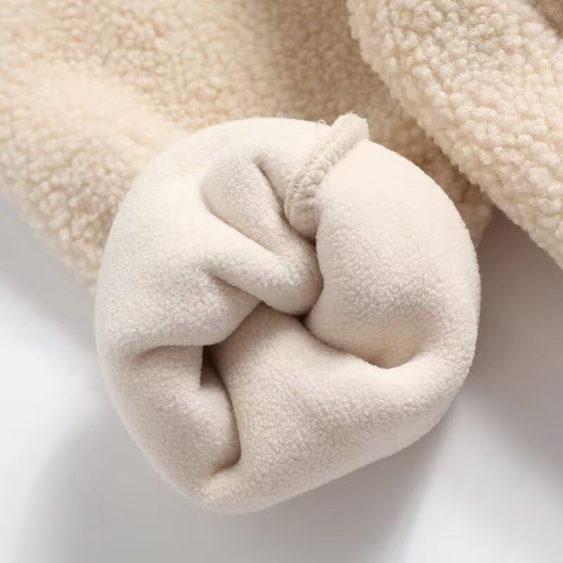 2024 ฤดูใบไม้ร่วงฤดูหนาวสไตล์ใหม่เสื้อผ้าผู้หญิงเลียนแบบขนแกะขนแกะขนแกะขั้วโลกสบายๆหลวมเสื้อแจ็คเก็ตแขนยาว470139 - รูปที่ 4