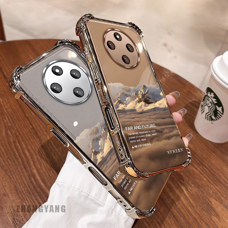 New สีcase สําหรับ Redmi 14C สี่มุมไฟฟ้า anti drop รูปแบบเคสโทรศัพท์ความงามภูมิทัศน์รูปแบบ TPU ซิลิโคนนุ่มกรณี