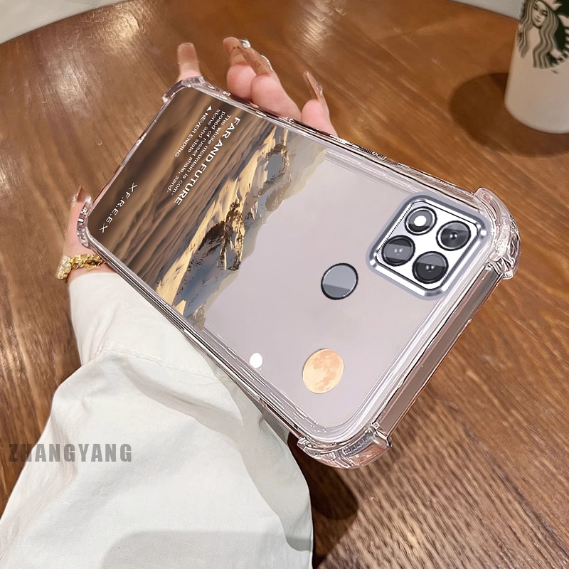 New สีcase สําหรับ Redmi 9c 10A สี่มุมไฟฟ้า anti drop รูปแบบเคสโทรศัพท์ความงามภูมิทัศน์รูปแบบ TPU ซิลิโคนนุ่มกรณี ราคา ถูกที่สุด ดีลบีเคเค แกลเลอรีภาพที่ 7