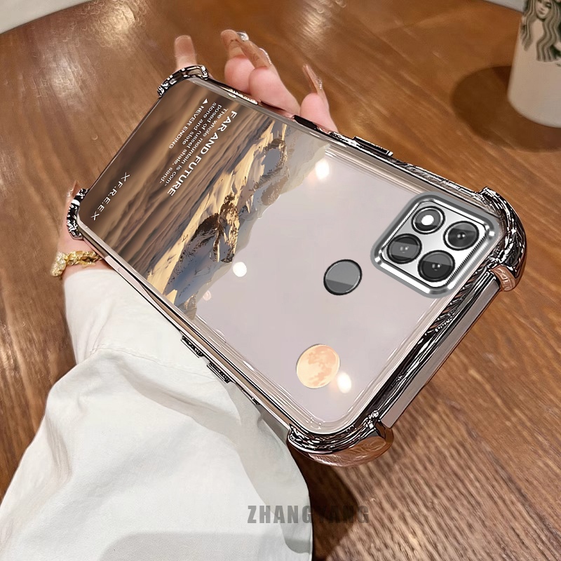 New สีcase สําหรับ Redmi 9c 10A สี่มุมไฟฟ้า anti drop รูปแบบเคสโทรศัพท์ความงามภูมิทัศน์รูปแบบ TPU ซิลิโคนนุ่มกรณี ราคา ถูกที่สุด ดีลบีเคเค แกลเลอรีภาพที่ 9