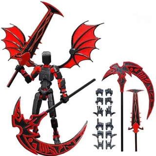 ใหม่หุ่นยนต์หุ้มเกราะ Action Figure Lucky 13 3D พิมพ์ประกอบของเล่น Dummy 13 Action Figure ประกอบของเล่นหุ่นยนต์ Titan 13 ของขวัญสําหรับเด็กรุ่น