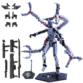 ใหม่หุ่นยนต์หุ้มเกราะ Action Figure Lucky 13 3D พิมพ์ประกอบของเล่น Dummy 13 Action Figure ประกอบของเล่นหุ่นยนต์ Titan 13 ของขวัญสําหรับเด็กรุ่น