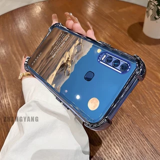 New สีcase สําหรับ vivo y11 y12 y15 y17 y19 สี่มุม electroplated anti drop รูปแบบเคสโทรศัพท์ความงามภูมิทัศน์รูปแบบ TPU ซิลิโคน soft case