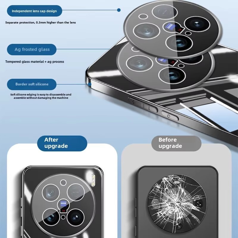 Glossy Comfortabl อะคริลิคปกหลังกล้องปกป้องเคสโทรศัพท์สําหรับ vivo x300 x200 pro mini X300S x100 x100s x200s ultra x90 plus กระจกฝาครอบแผ่น ราคา ถูกที่สุด ดีลบีเคเค แกลเลอรีภาพที่ 4