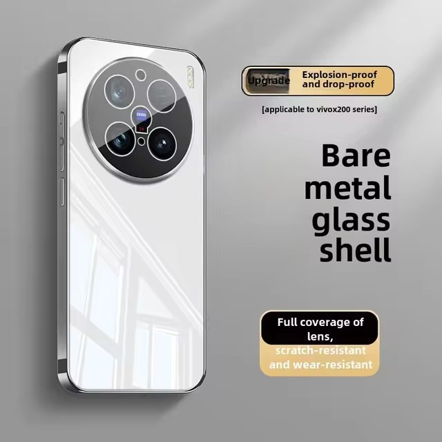 Glossy Comfortabl อะคริลิคปกหลังกล้องปกป้องเคสโทรศัพท์สําหรับ vivo x300 x200 pro mini X300S x100 x100s x200s ultra x90 plus กระจกฝาครอบแผ่น ราคา ถูกที่สุด ดีลบีเคเค แกลเลอรีภาพที่ 9