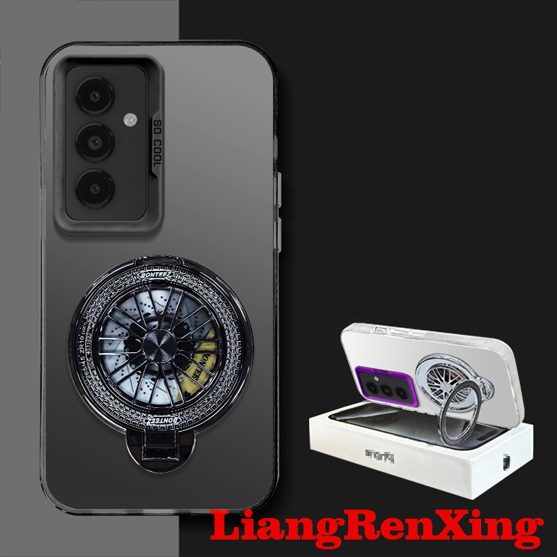 FOR เคส Case สำหรับ Samsung A14 4กรัม Samsung A14 5กรัม a14e Samsung A15โทรศัพท์ปลอกฮาร์ด Case TPU กันกระแทกที่ครอบการออกแบบใหม่ความงามกับผู้ถือสำหรับผู้ชาย Gyro Mount CYTLZJ01