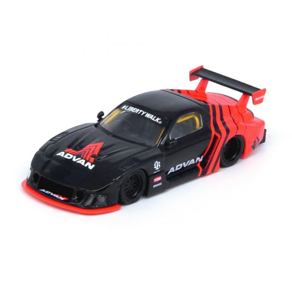 Inno64 IN64-LBWK-RX7-05 1/64 LBWK Mazda RX7 FD3S LB-SUPER SILHOUETTE ADVAN LIVERY Diecast Scale รถโม
