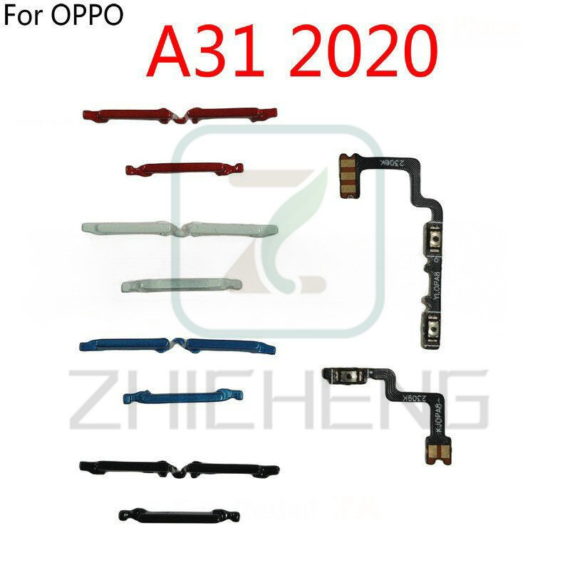 อะไหล่ปุ่มเปิดปิด ปุ่มปรับระดับเสียง สายเคเบิ้ลอ่อน สําหรับ Oppo A31 2020