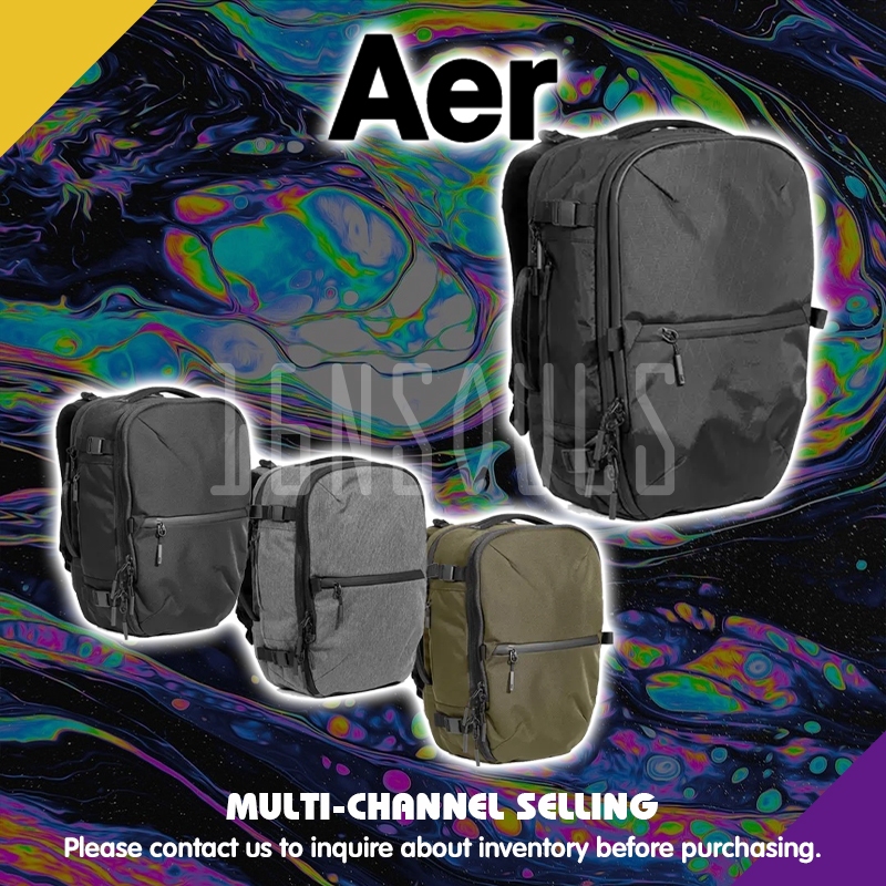 🇺🇸 ของแท้ 100% 🔥 Aer Travel Pack 3 Small Bag 28L 48 x 33 x 19 cm X-Pac / 1680D Backpack