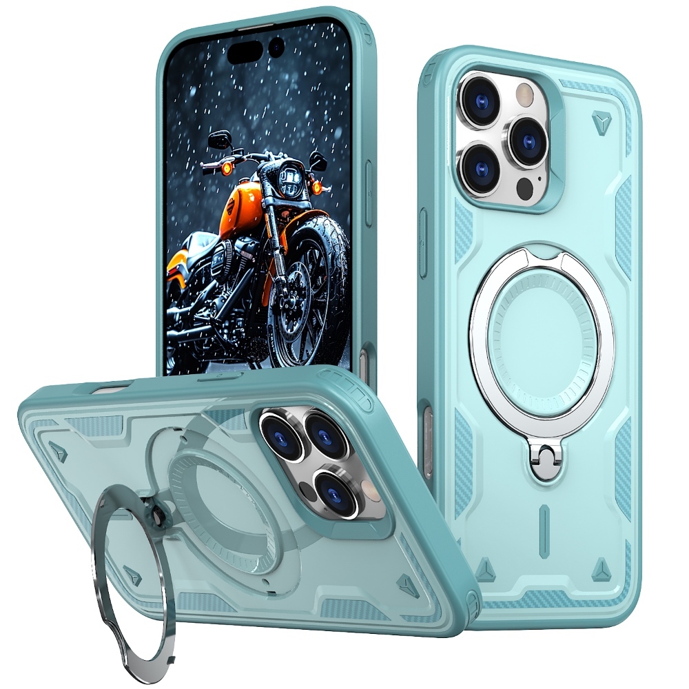 360° หมุนได้แหวนสําหรับ iPhone 16 15 14 Pro Max Plus ใช้งานร่วมกับแม่เหล็กชาร์จไร้สายผู้ถือแหวนกรณี