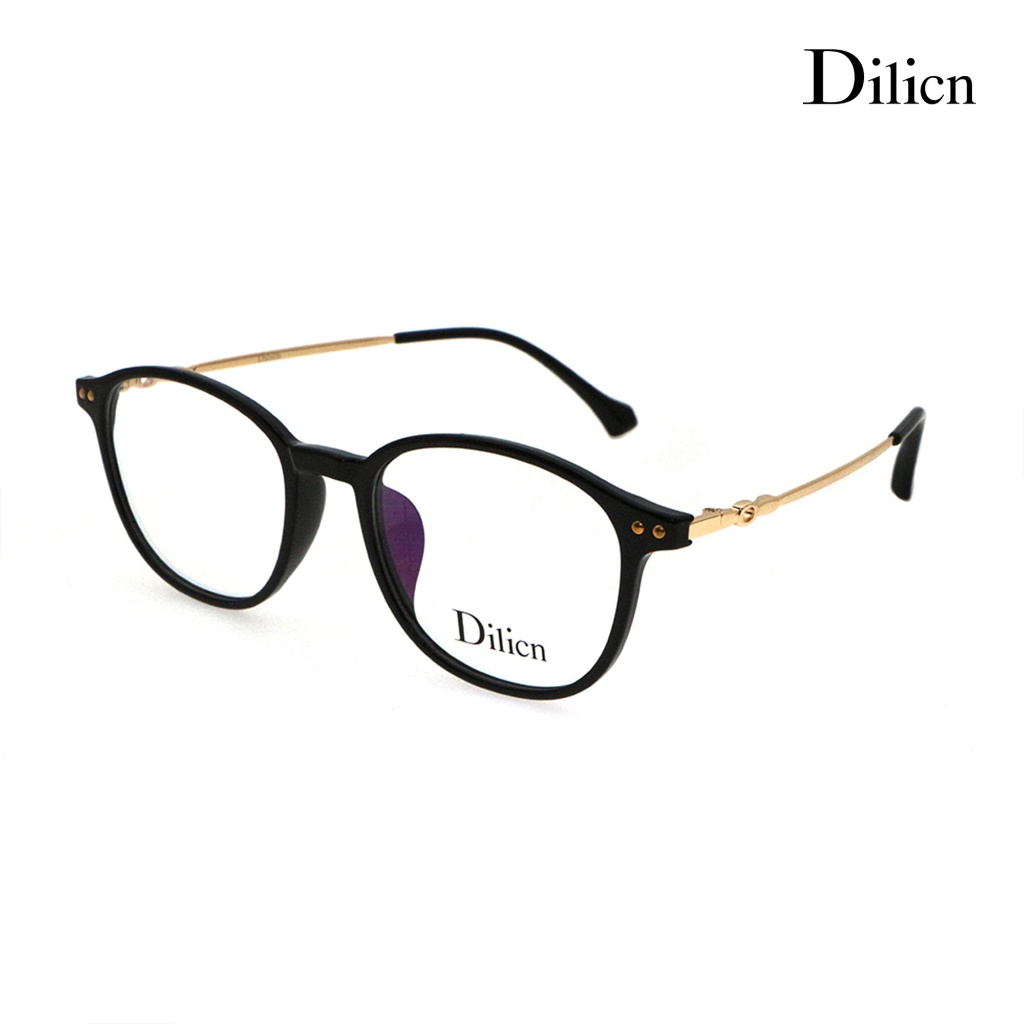 Dilicn แว่นตา TR90 กรอบโปร่งใสแว่นตาวัดหน่วยความจําสําหรับผู้หญิงและผู้ชาย Full Rim
