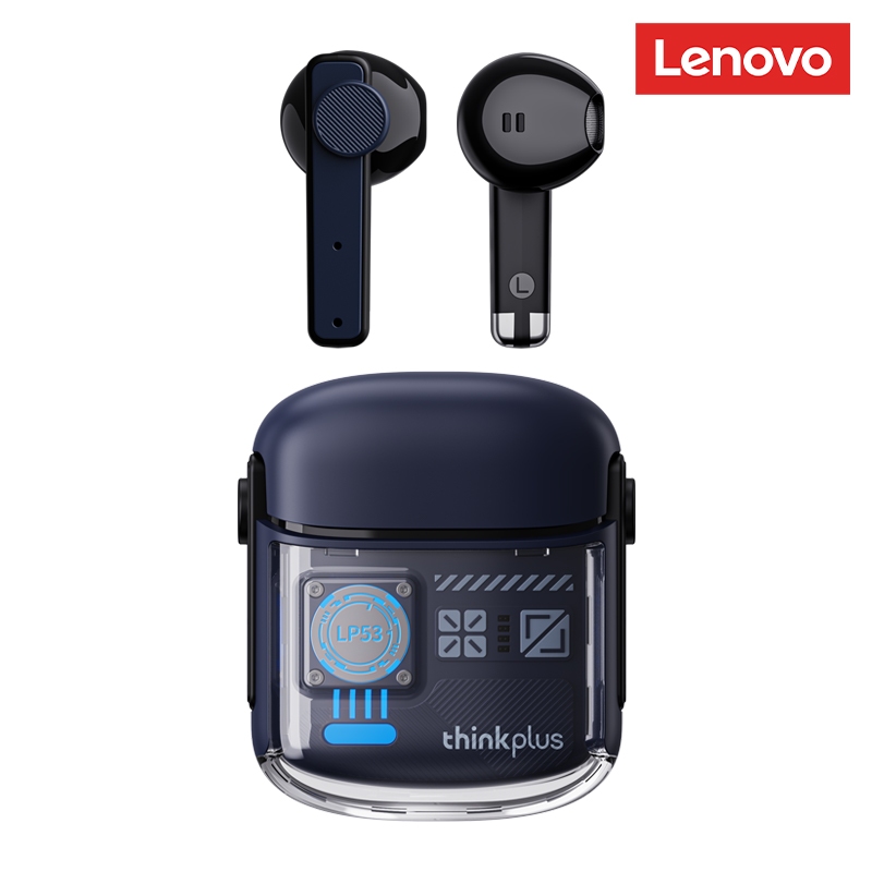 Lenovo LP53 หูฟังบลูทูธคุณภาพเสียงไฮไฟเกมโหมดหน่วงเวลาต่ำ ลดเสียงรบกวนอัจฉริยะ Bluetooth5.4