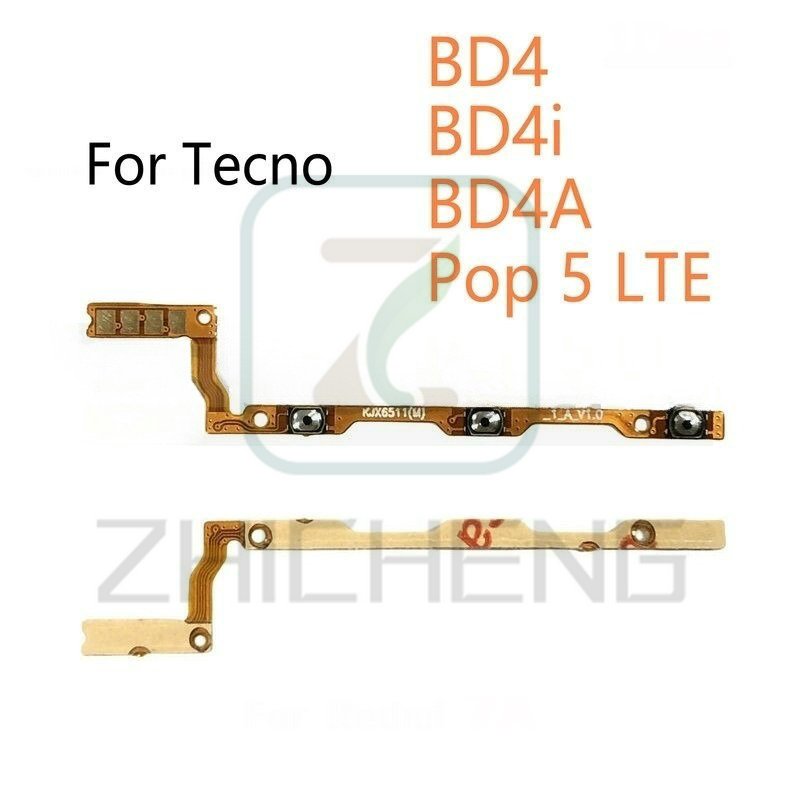 สายเคเบิ้ลปุ่มกดเปิดปิดเสียง สําหรับ Tecno BD4 BD4i BD4A Pop 5 LTE