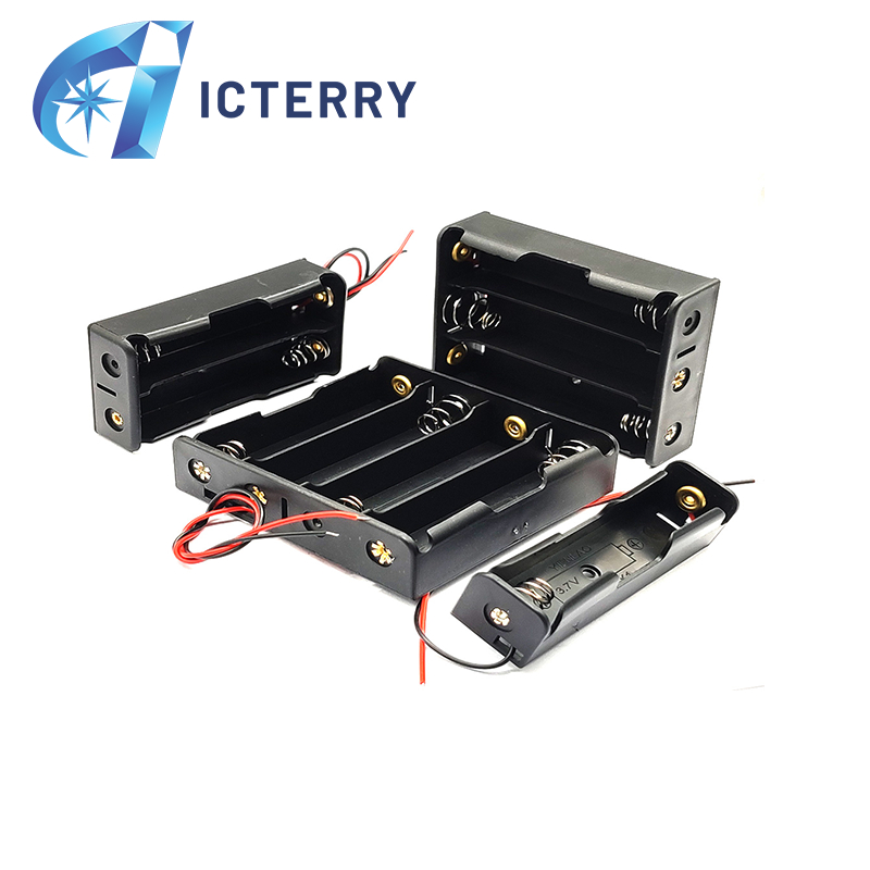 18650 แบตเตอรี่ 1X 2X 3X 4X 18650 แบตเตอรี่ 18650 กล่องเก็บแบตเตอรี่ 4 ช่องแบตเตอรี่คอนเทนเนอร์ Hard Pin ABS DIY กรณี