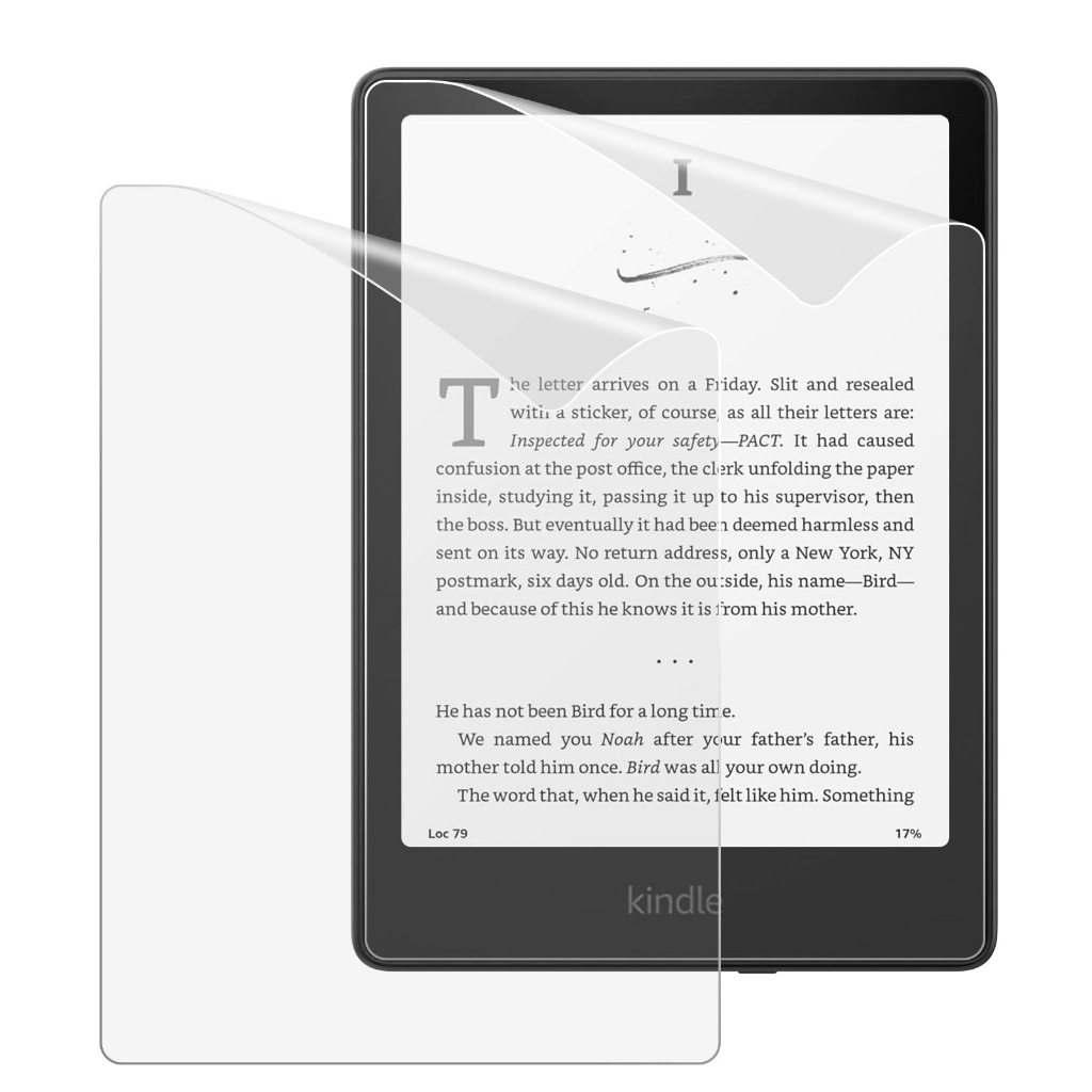 Moko ป้องกันหน้าจอสําหรับ 7" Kindle Paperwhite 12th Gen 2024 และ Kindle Colorsoft Signature Edition, Anti-Glare PET Protective Full-Coverage Matte Film