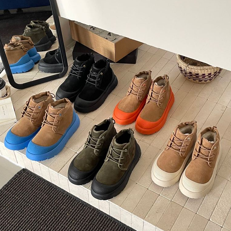 Cc Original Factory UGG * สไตล์ใหม่พร้อมสต็อกรองเท้าคู่ Numel Weather Hybrid แฟชั่นรองเท้าบู๊ตหิมะขนสัตว์กลางแจ้งของแท้หนัง High-Top รองเท้าผ้าใบกันน้ํา Warm สบายรองเท้าผู้หญิงรองเท้าผู้ชาย