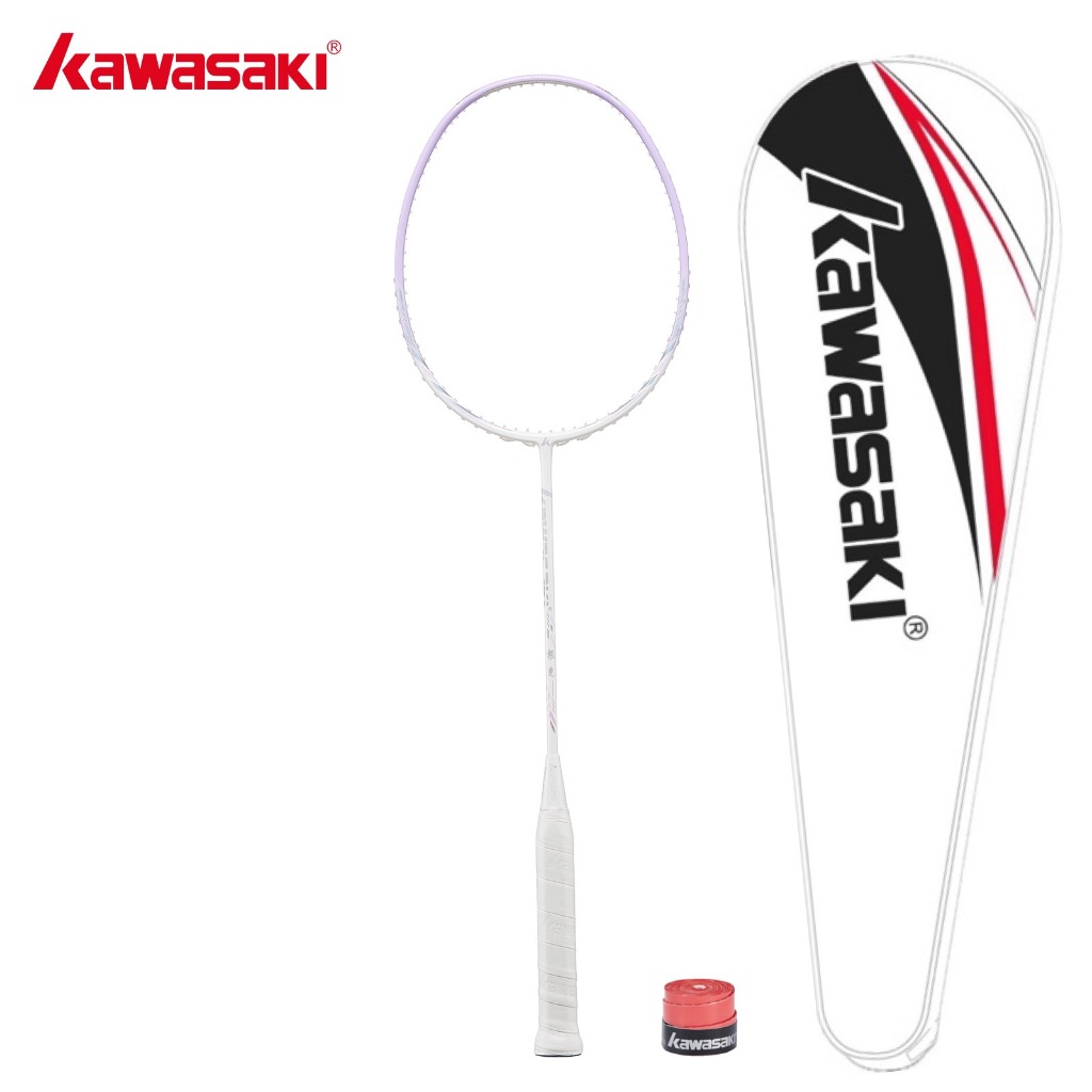 KAWASAKI ไม้แบดมินตันคาวาซากิ AURORA Aand AURORA 7 5U 18-30LBS เหมาะสําหรับผู้เล่น Fessional 40T High Modulus Graphite Speed Racket