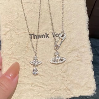 เกาหลีแฟชั่นเพชรวางจี้ดาวเคราะห์สร้อยคอหญิงสีเงินอินของขวัญว…