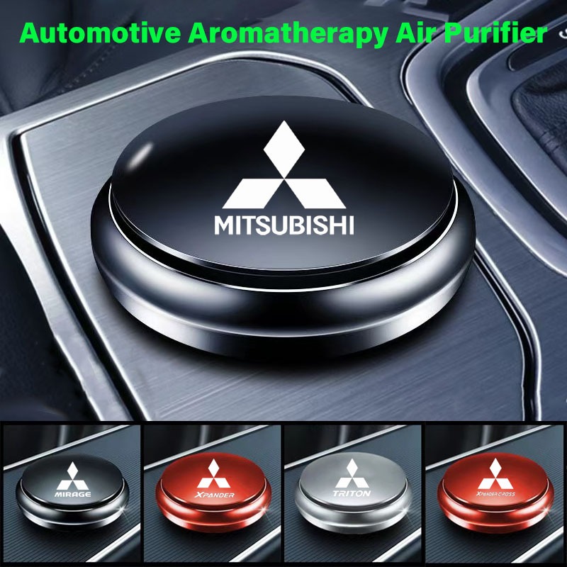 Mitsubishi Car Aromatherapy UFO เครื่องฟอกอากาศอลูมิเนียมอัลลอยด์พร้อมเม็ดกลิ่นหอมติดทนนานเพื่อขจัดกลิ่น Attrage Mirage Triton Xpander Pajero Xpander ASX Storm Outlander