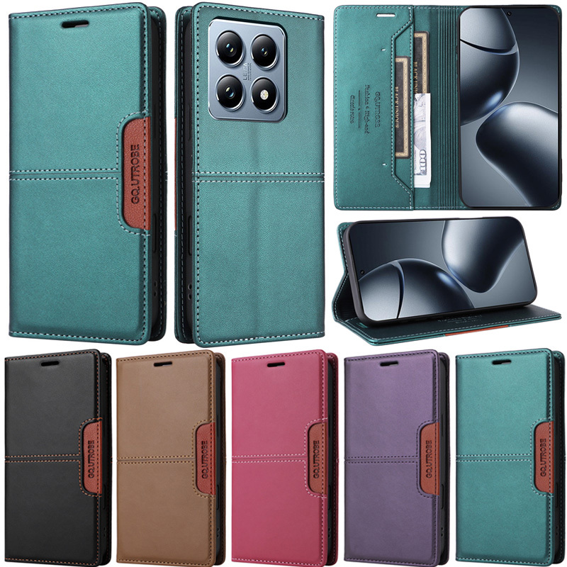 หรูหราสําหรับ Xiaomi 14T Pro 13T 12T 11T 11 Lite Poco X3 NFC Redmi หมายเหตุ 12S หมายเหตุ 12 5G 4G 15C 14C 4G 13C A3 12 13 หมายเหตุ 9S หมายเหตุ 12R หมายเหตุ 10 หนังสือหนังกรณี