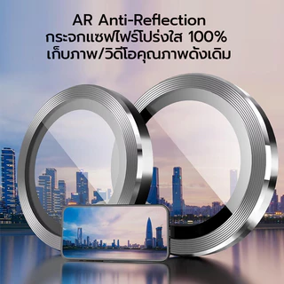 OSGEER ตัวป้องกันเลนส์กล้องสําหรับ iPhone 17 Air 11 12 13 14 15 16 Pro Max, [ถาดติดตั้ง 1 ขั้นตอน] กระจกนิรภัยป้องกันหน้าจอโลหะ