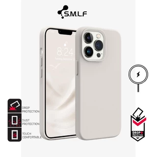 SMLF เคสไอโฟน เคสแม่เหล็ก Liquid Silicone Magnetic Case For iPhone 17 Pro Max 16 Pro Max 15 Pro Max 14 Pro Max 13 Pro Max 12 Pro Max กันกระแทก บาง เคส Shockproof Slim Phone Cover