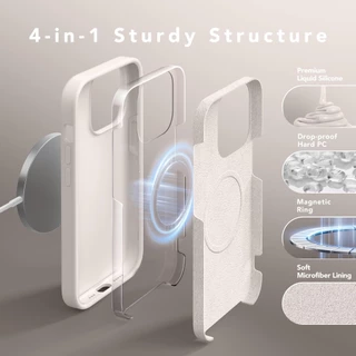 SMLF เคสไอโฟน เคสแม่เหล็ก Liquid Silicone Magnetic Case For iPhone 17 Pro Max 16 Pro Max 15 Pro Max 14 Pro Max 13 Pro Max 12 Pro Max กันกระแทก บาง เคส Shockproof Slim Phone Cover