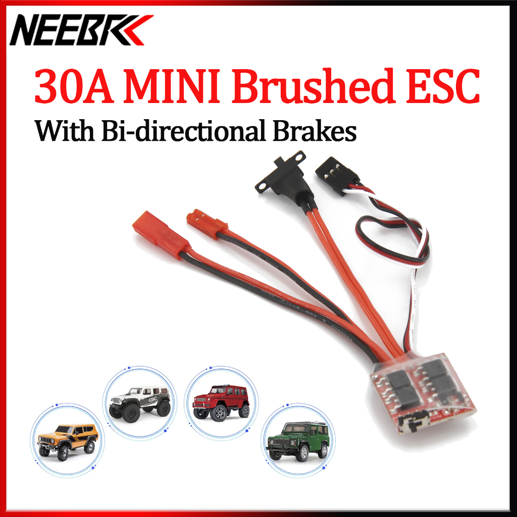 Surpass HOBBY 30A Micro ESC Mini Brushed ESC Electric Speed Controller RC ESC 2S 4 ~ 8V สําหรับ DIY 