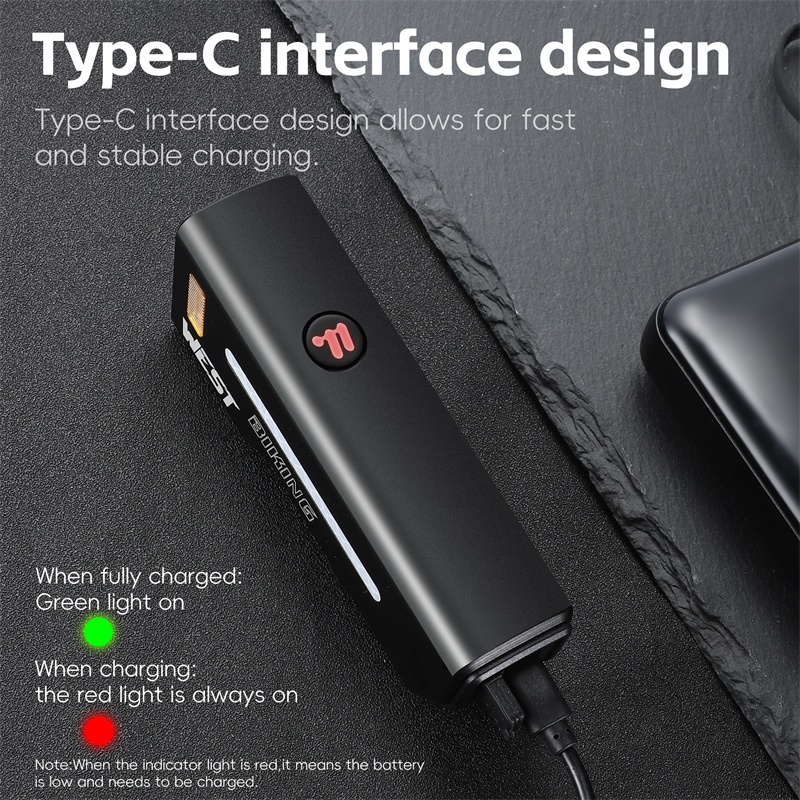WEST BIKING Anti-Glare ไฟหน้าจักรยานจักรยาน 1000 Lumens ความสว่างสูง IPX5 กันน้ํา 5000 mAh แบตเตอรี่ Quick Release ออกแบบอุปกรณ์จักรยาน — صورة 6