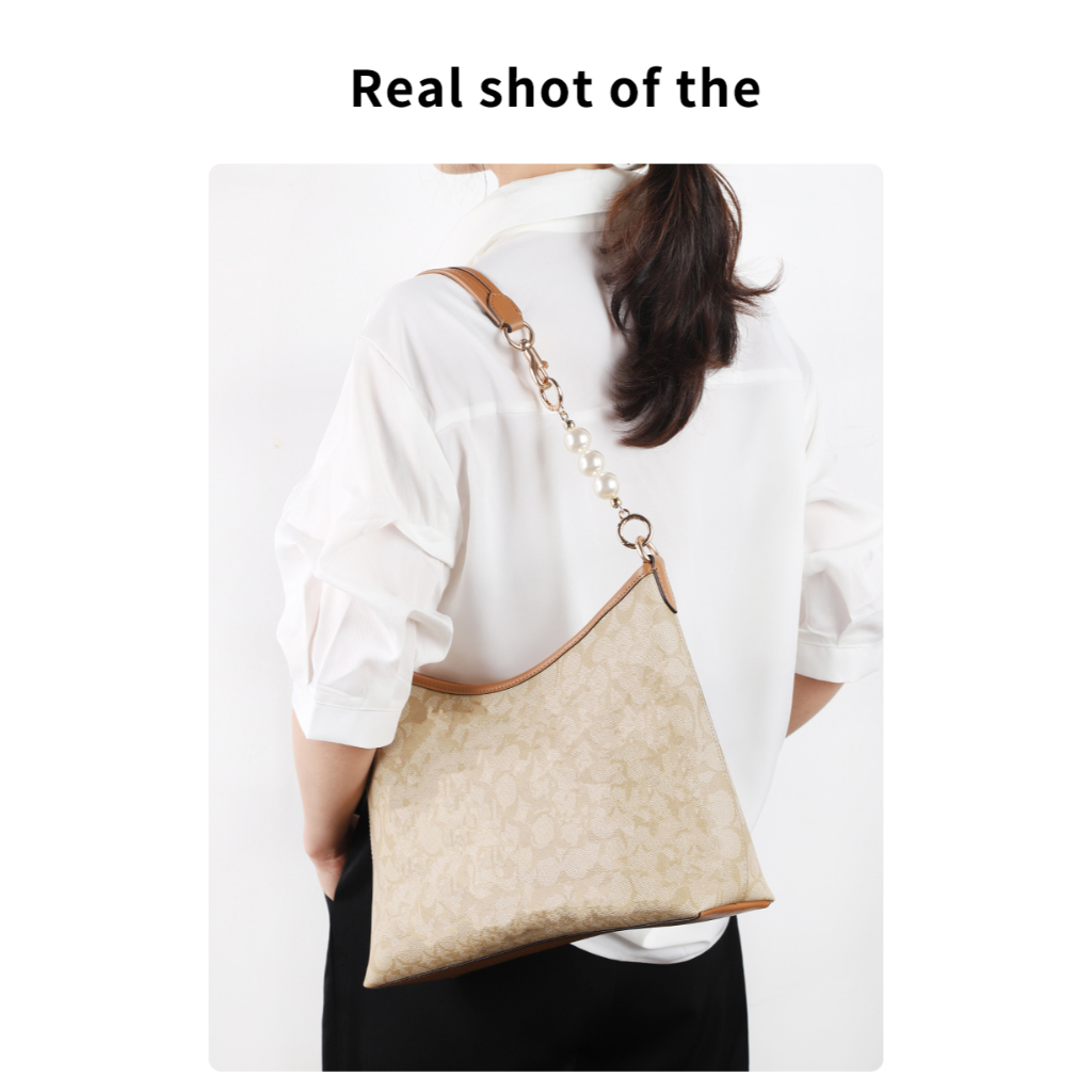 CRAZYSMITH กระเป๋าสะพายข้างโซ่โลหะ สายคล้องปรับได้น่ารัก สำหรับเสริมความยาวสายกระเป๋าถือ - รูปที่ 7