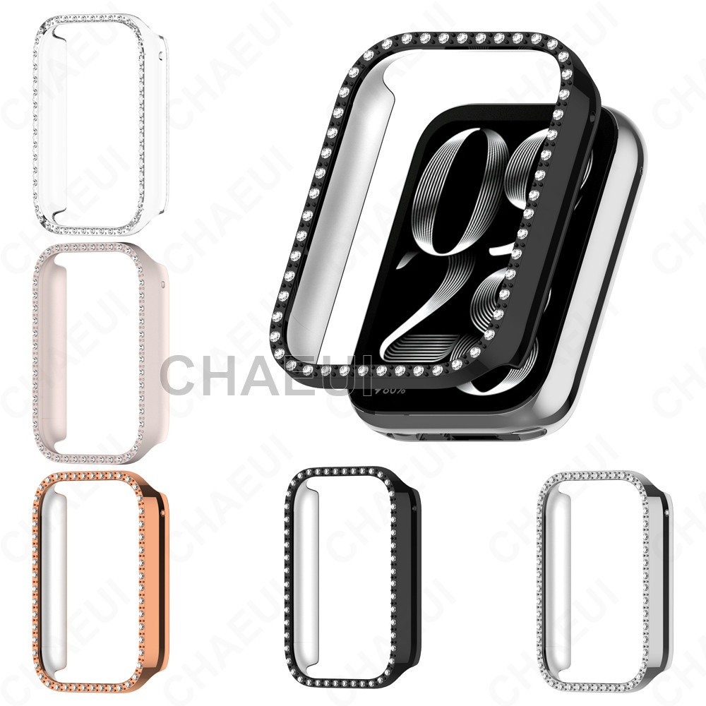 ตัวป้องกันหน้าจอเคสพีซีป้องกันฝาครอบครึ่งสําหรับ Xiaomi Smart Band 8 Pro / Mi Band 8 Pro